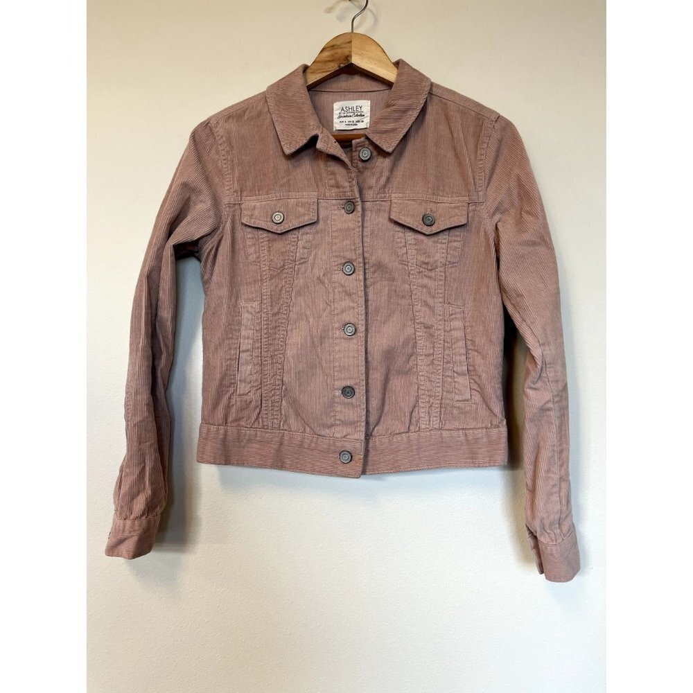 Ashley by 26 International Blush Pink Corduroy Jacket S - Picture 4 of 10